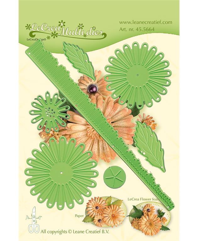 ŠABLONA LEA'BILITIES KRIZANTEMA V PLASTEH