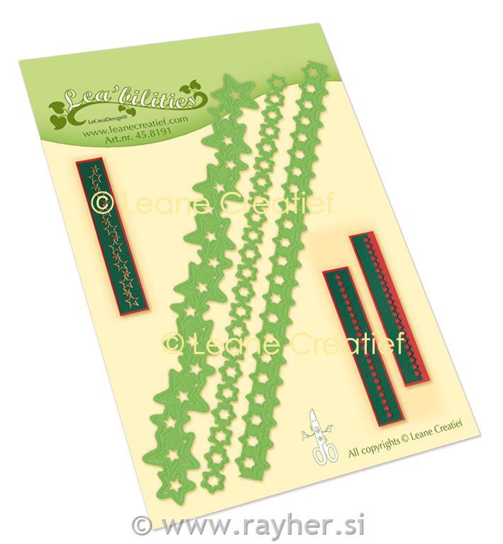 Multi die: Card edge borderCut & Embossing die