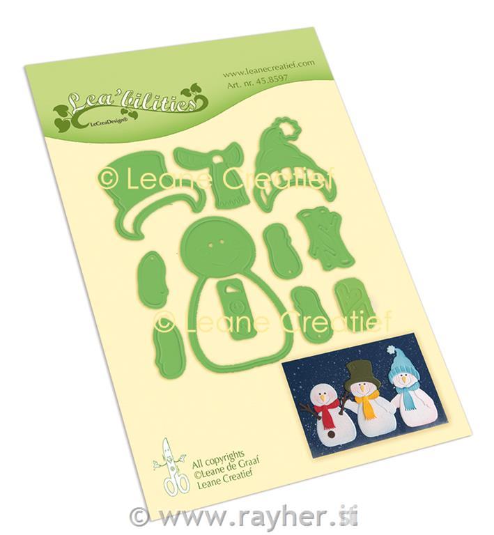 Multi die: SnowmanCut & Embossing die