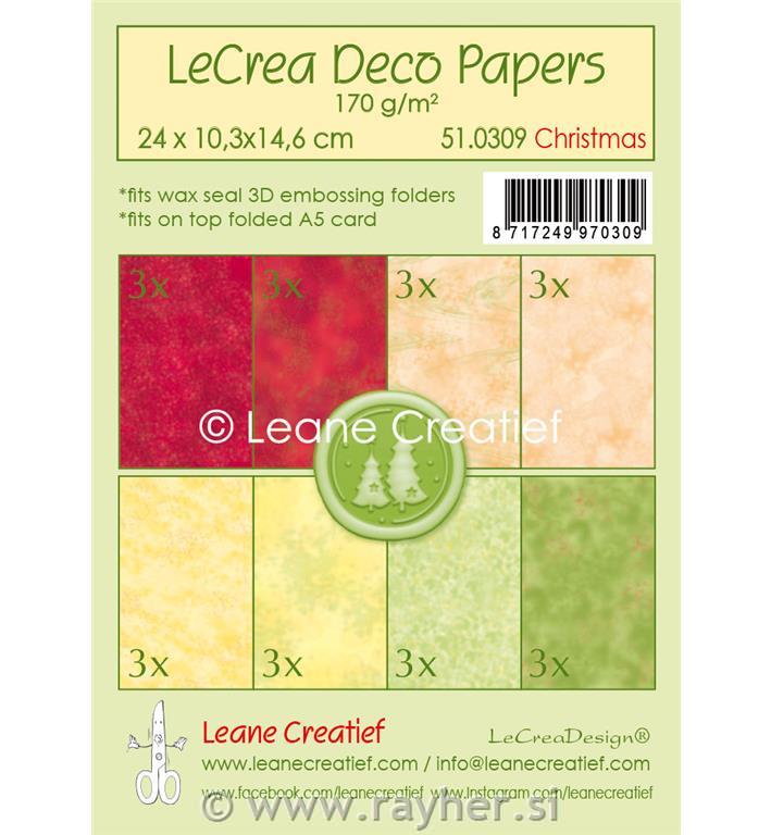 Paper set Lea'Bilities Christmas