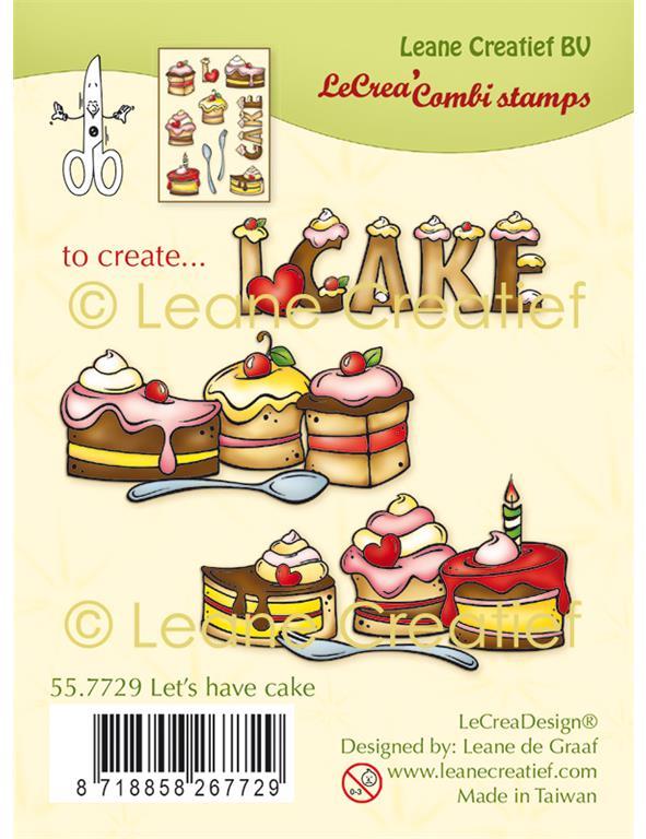Clear stamp: Let's have cake