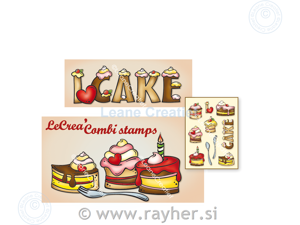 Clear stamp: Let's have cake