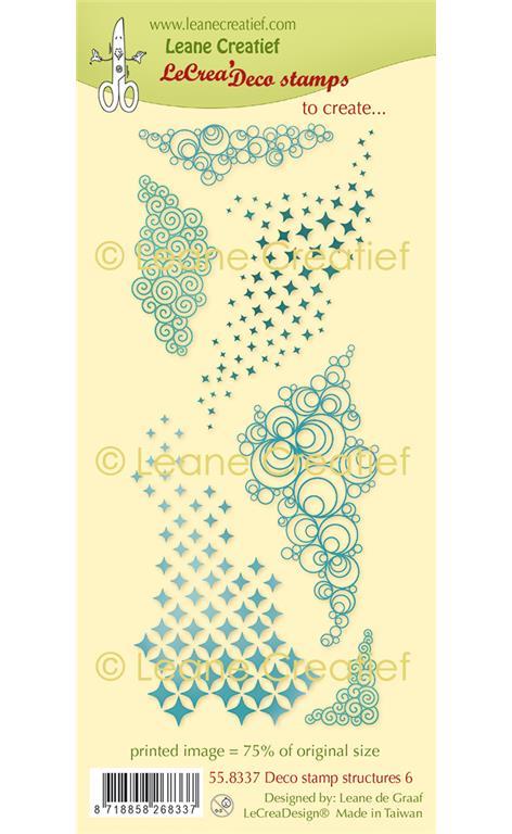 Štampiljka LeCreaDesign: Strukture