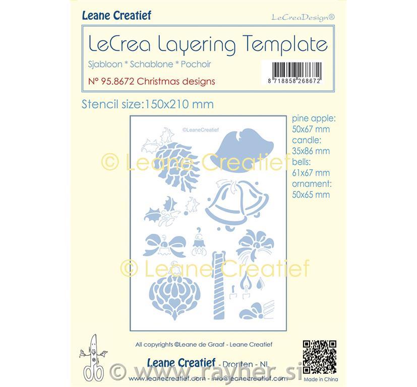 Stencil: Christmas designs