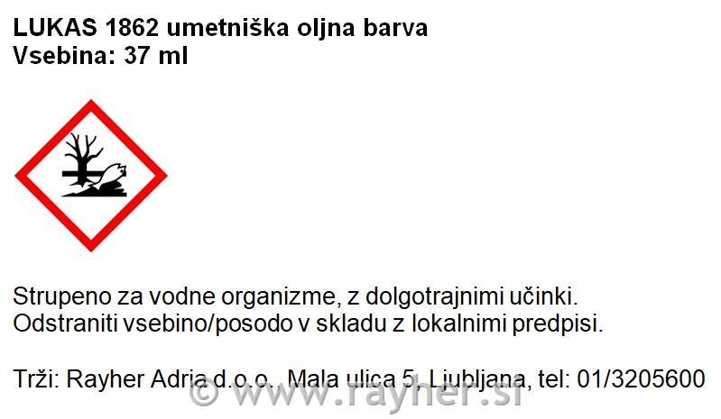 LUKAS 1862 OIL TITANIUM WHITE37 ml