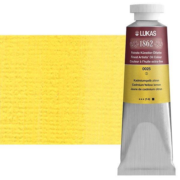 LUKAS 1862 OIL CADMIUM YELLOW LEMON37 ml