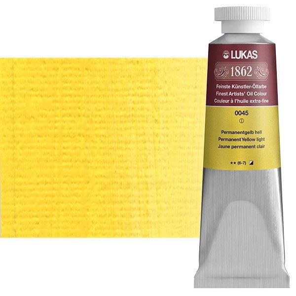 Lukas 1862 PRO oljna barva 37 ml Permanant Yellow Light