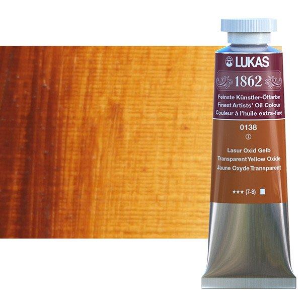Lukas 1862 PRO oljna barva 37 ml Transparent Yellow Oxide