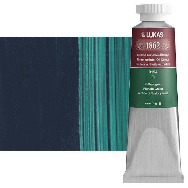 Lukas 1862 PRO oljna barva 37 ml Phthalo Green