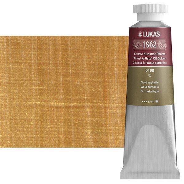 Lukas 1862 PRO oljna barva 37 ml Gold Metallic