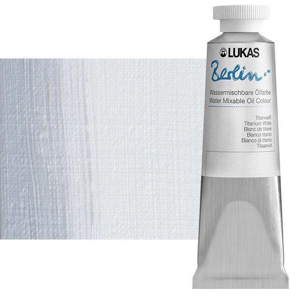 Lukas Berlin watermixable oil 37 mlTitanium White