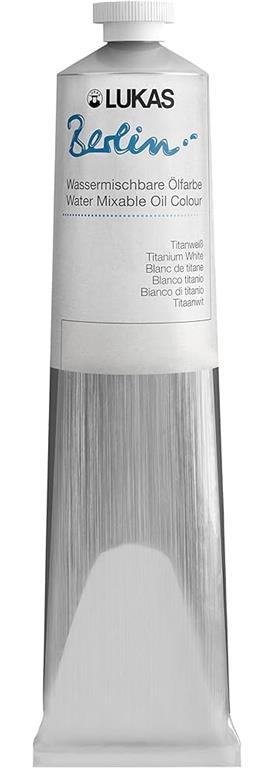 Lukas Berlin WM oljna barva 200 ml Titanium White