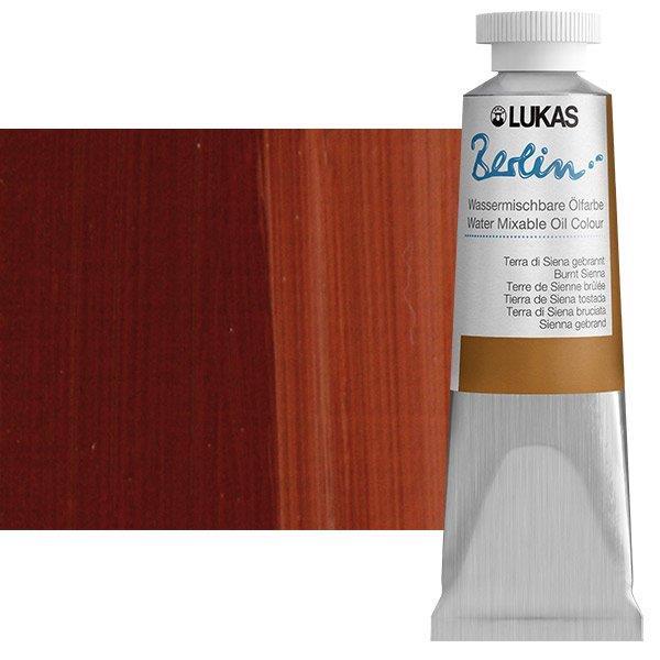 Lukas Berlin watermixable oil 37 mlBurnt Sienna