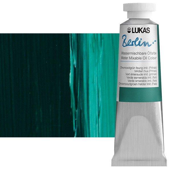 Lukas Berlin watermixable oil 37 mlViridian (Hue) Phthalo