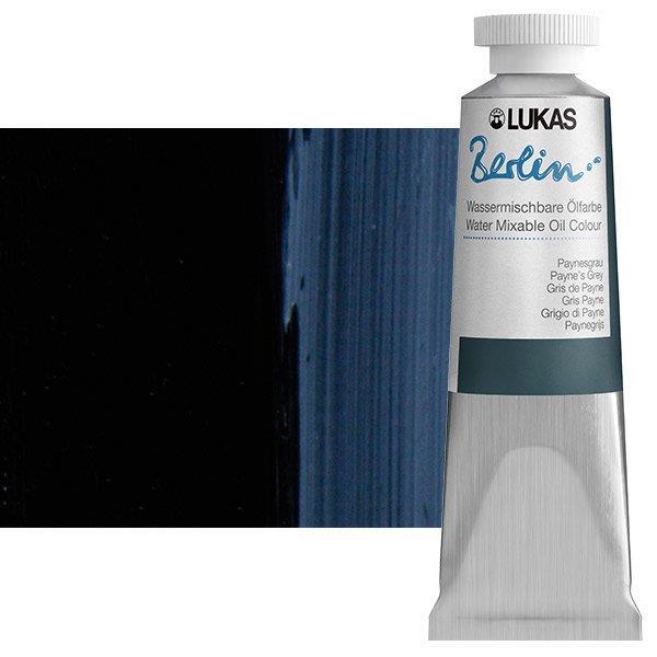 Lukas Berlin WM oljna barva 37 ml Paynes Grey