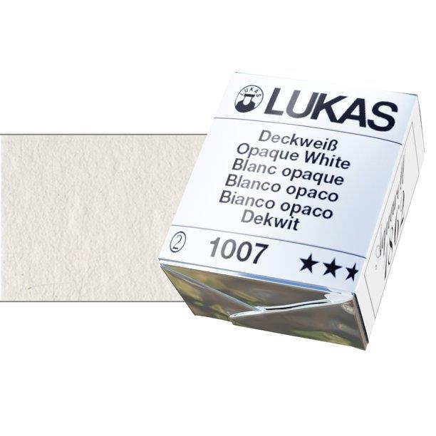 Lukas 1862 PRO akvarelna barva tabletka Opaque White