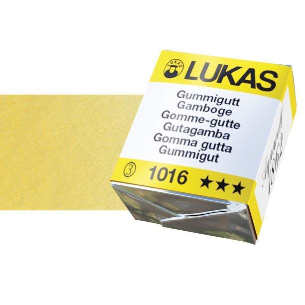 Lukas 1862 PRO akvarelna barva tabletka Gamboge
