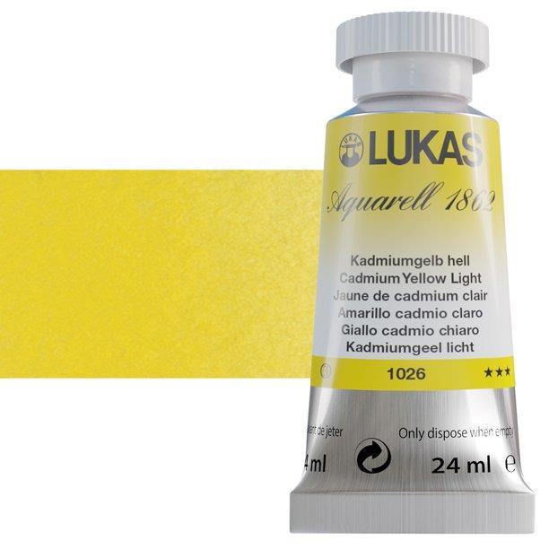 Lukas 1862 PRO akvarelna barva 24ml Cadmium Yellow Light
