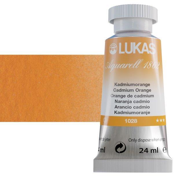 Lukas 1862 PRO akvarelna barva 24ml Cadmium Orange