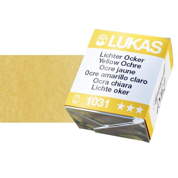 LUKAS AQUARELL 1862 YELLOW OCHRE LIGHT1/2 pan