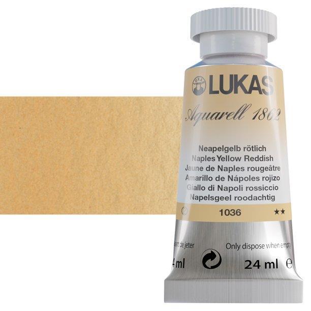 LUKAS AQUARELL 1862 NAPLES YELLOW RED24 ml