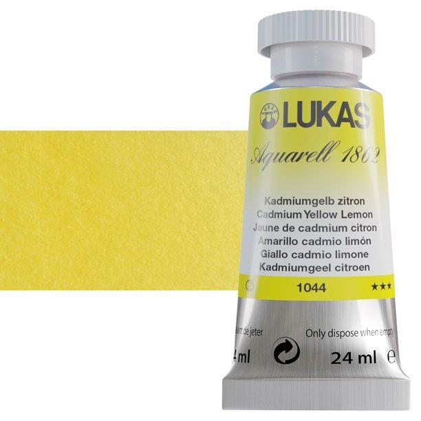 Lukas 1862 PRO akvarelna barva 24ml Cadmium Yellow Yellow