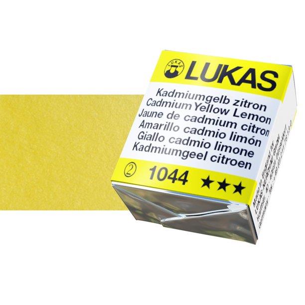 Lukas 1862 PRO akvarelna barva tabletka Cadmium Yellow Yellow