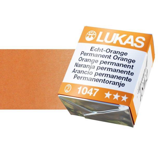 Lukas 1862 PRO akvarelna barva tabletka Permanent Orange