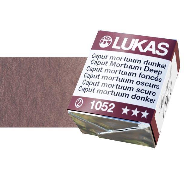 Lukas 1862 PRO akvarelna barva tabletka Caput Mortuum Deep