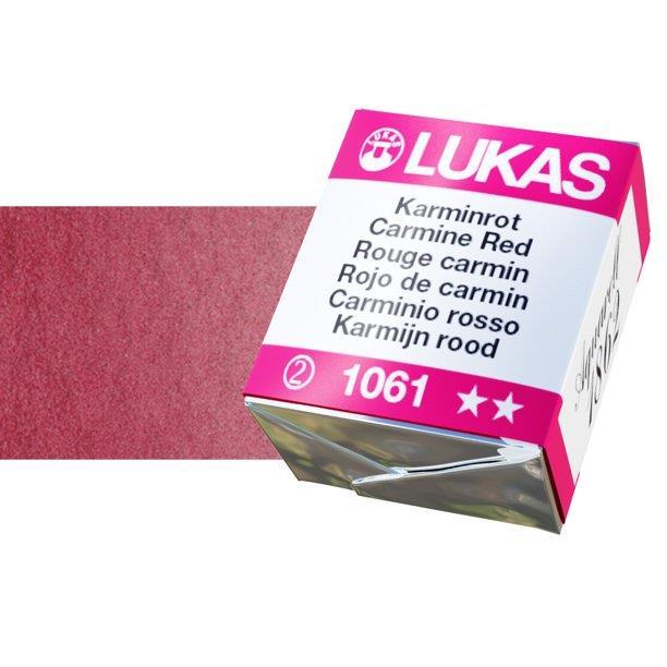Lukas 1862 PRO akvarelna barva tabletka Carmine Red