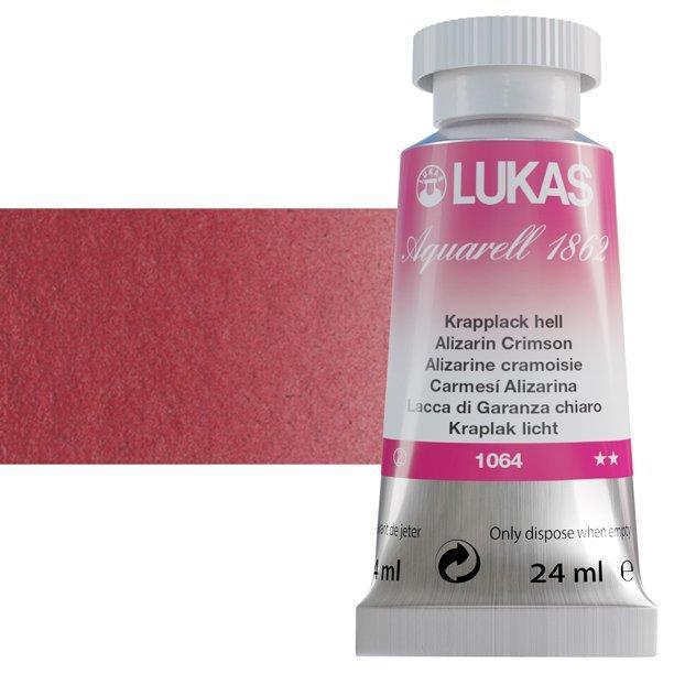 Lukas 1862 PRO akvarelna barva 24ml Alizarin Crimson