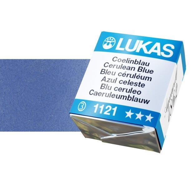 LUKAS AQUARELL 1862 CERULEAN BLUE1/2 pan