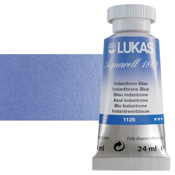 Lukas 1862 PRO akvarelna barva 24ml Indanthrone Blue