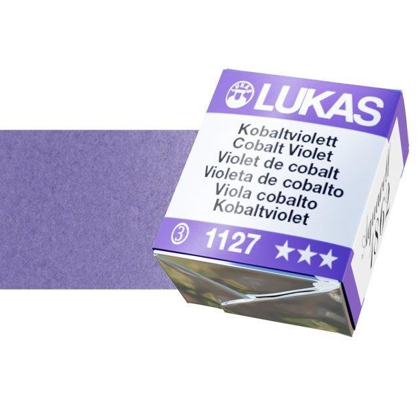 Lukas 1862 PRO akvarelna barva tabletka Cobalt Violet
