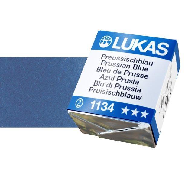LUKAS AQUARELL 1862 PRUSSIAN BLUE1/2 pan