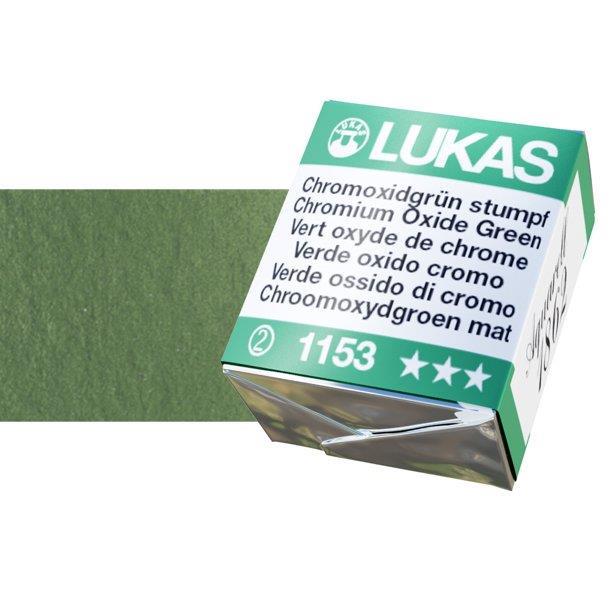 Lukas 1862 PRO akvarelna barva tabletka Oxide of Chromium