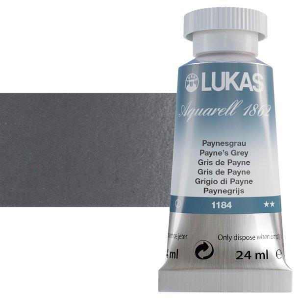 LUKAS AQUARELL 1862 PAYNE'S GREY24 ml