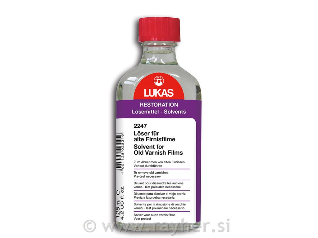 LUKAS SOLVENT FOR OLD VARNISH FILM125 ml