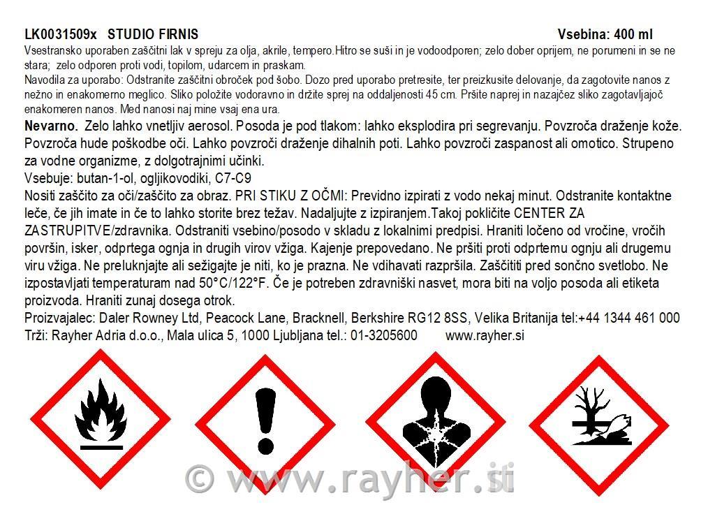 STUDIO lak v spreju svetleč 400 ml