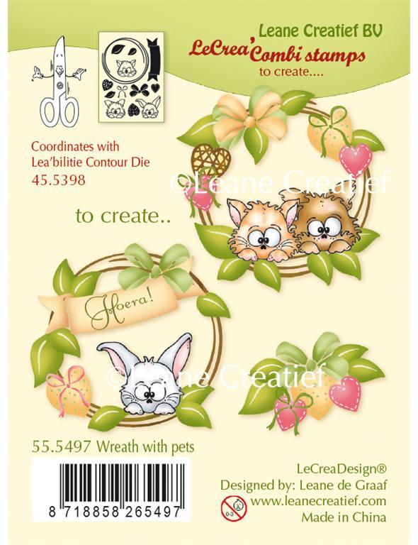 ŠTAMPILJKA COMBI, VENČEK Z LJUBLJENČKI