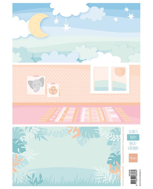 List s sličicami, Baby backgrounds