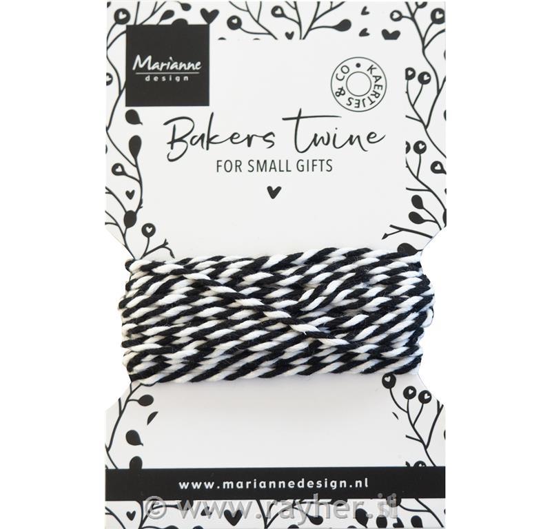 Dekoracija, Vrvica črno/bela