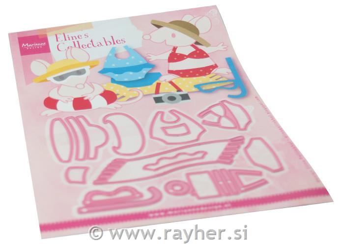 ŠABLONE MD COLLECTABLES, OBLAČILA NA PLAŽI