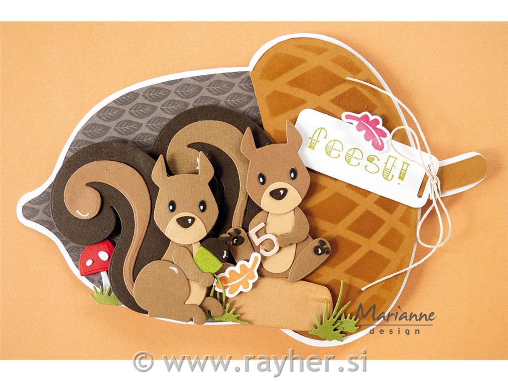 Šablona MD Collectable: Veverica in skunk