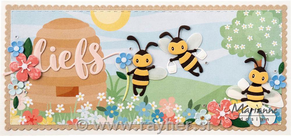 Collectable die: Bees