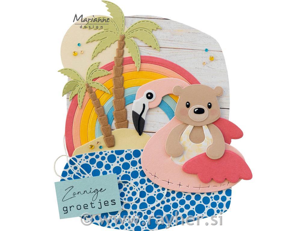 Šablona MD Collectable: Plavalni obroč, Flamingo