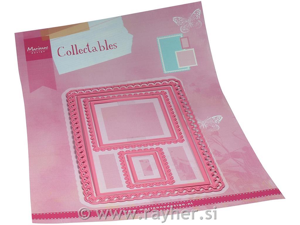Collectable die: Stamp frames
