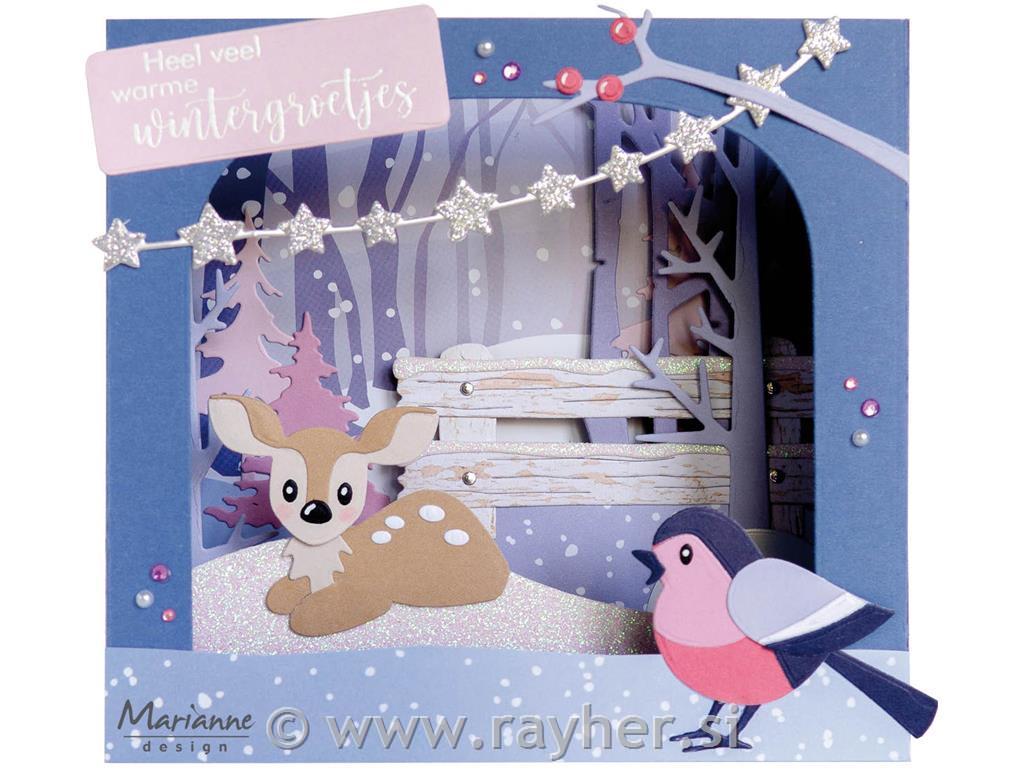 Šablona MD Collectable: Ptice na vrtu