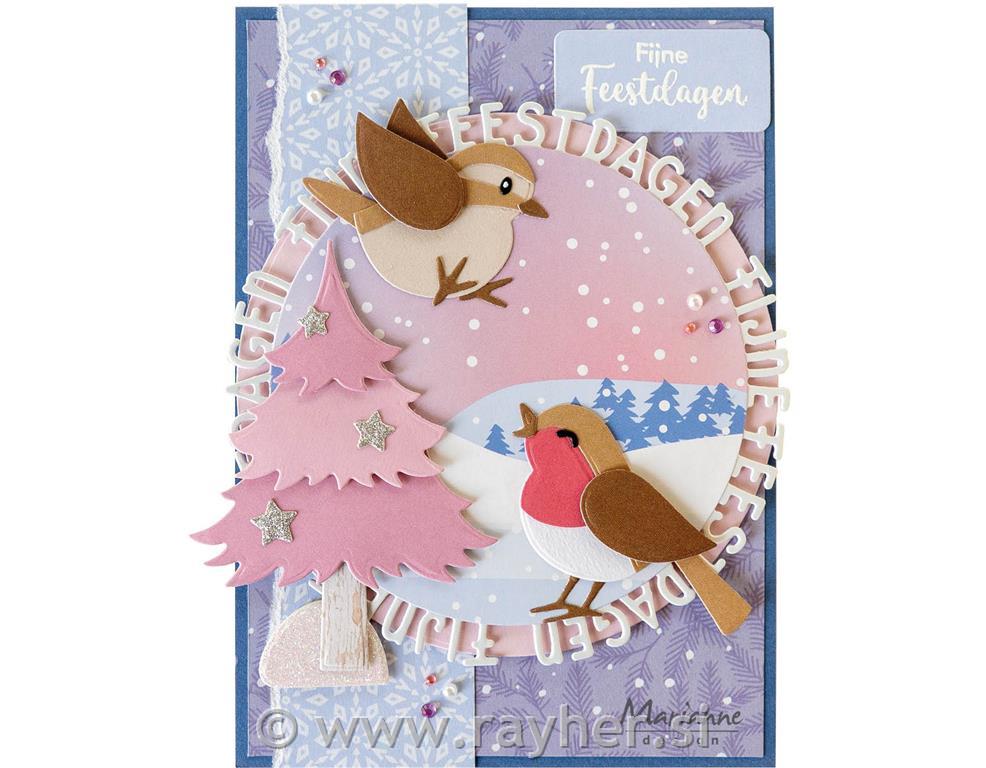 Šablona MD Collectable: Ptice na vrtu