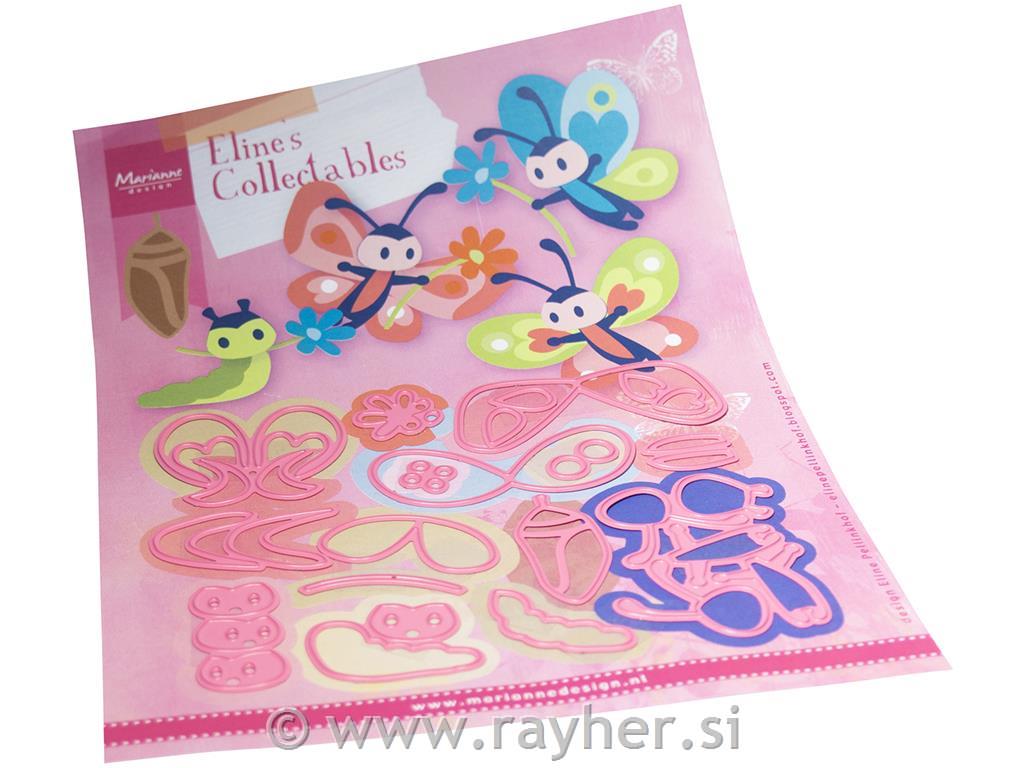 Šablona MD Collectable: Metulji